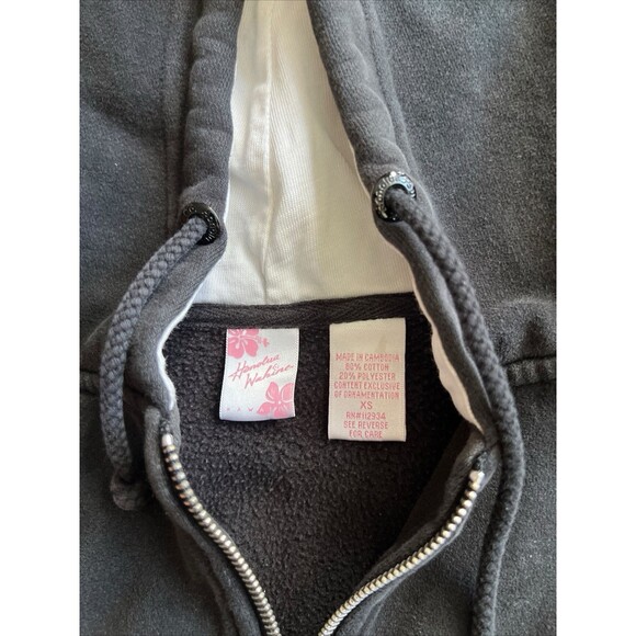 Honolua Surf Co. Wahine Women's Zip Up Hoodie Embroidered Sweatshirt XS - Picture 12 of 14